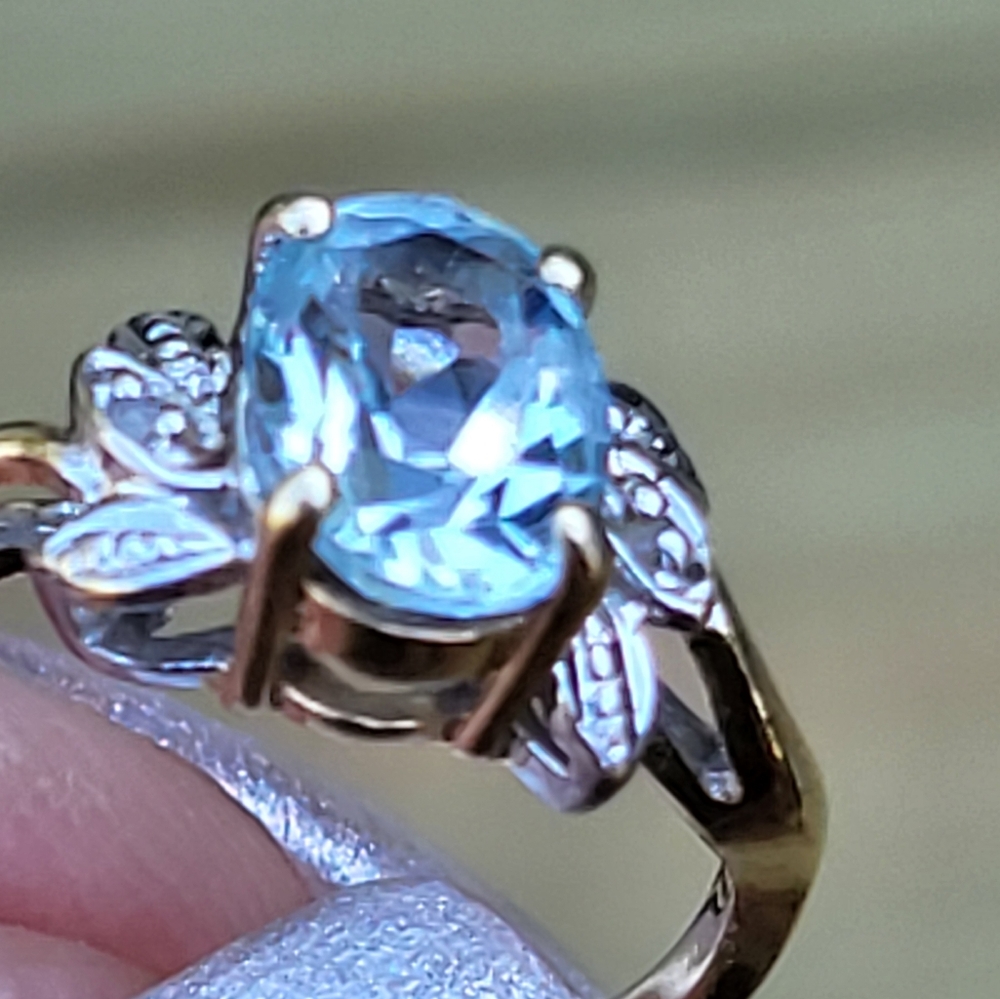 Ring, Aquamarine
